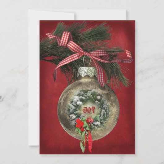 Weihnachts-Party Einladung (Vorderseite)