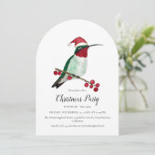 Weihnachts-Party Einladung (Stehend Vorderseite)