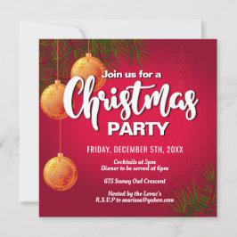 Weihnachts-Party Einladung