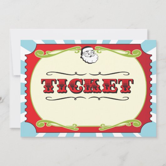 Weihnachts-Party Einladung (Rückseite)