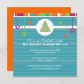 Weihnachts-Party Einladung (Vorne/Hinten)