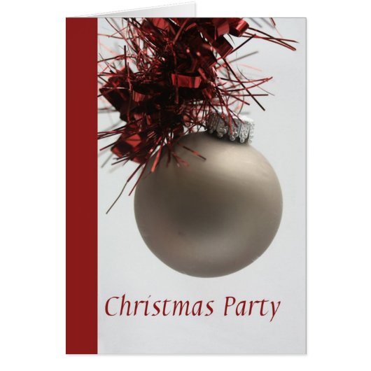 Weihnachts-Party Einladung (Vorne)