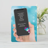 Weihnachts-Party Einladung (Stehend Vorderseite)