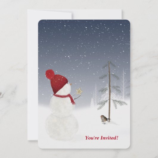 Weihnachts-Party Einladung (Vorderseite)