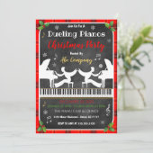 Weihnachts-Party Einladung (Stehend Vorderseite)