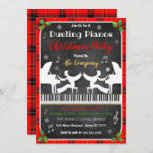 Weihnachts-Party Einladung (Vorne/Hinten)