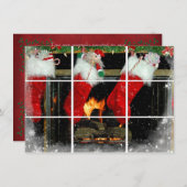 Weihnachts-Party Einladung (Vorne/Hinten)