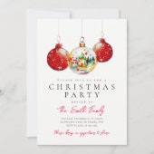 Weihnachts-Party Einladung (Vorderseite)