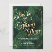 Weihnachts-Party Einladung (Vorderseite)