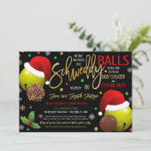 Weihnachts-Party Einladung (Stehend Vorderseite)