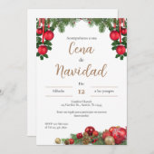 Weihnachts-Party Einladung (Vorne/Hinten)