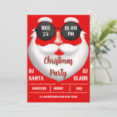Weihnachts-Party Einladung (Stehend Vorderseite)