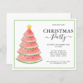 Weihnachts-Party Einladung (Vorne/Hinten)