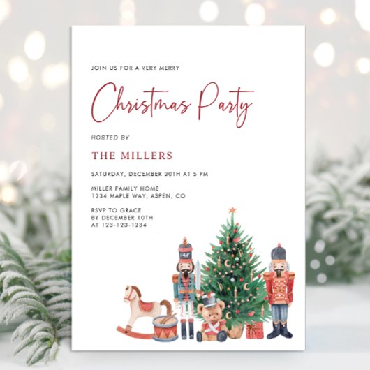 Weihnachts-Party Einladung