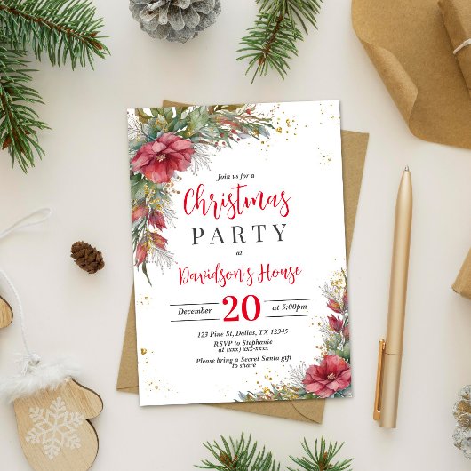 Weihnachts-Party Einladung