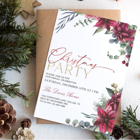 Weihnachts-Party Einladung