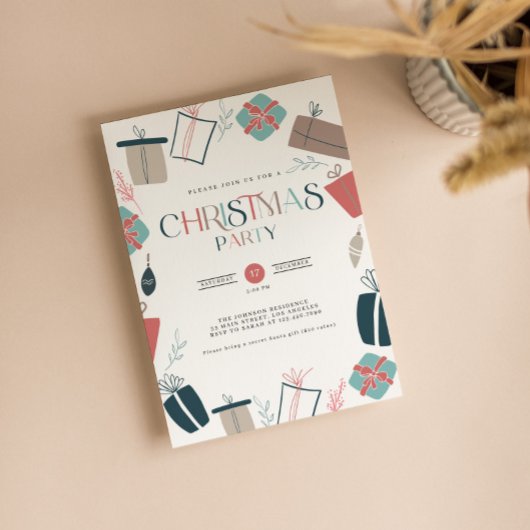 Weihnachts-Party Einladung
