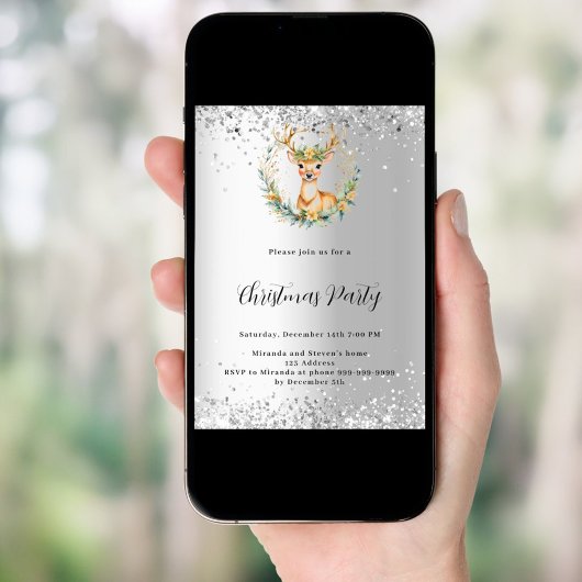 Weihnachts-Party Einladung