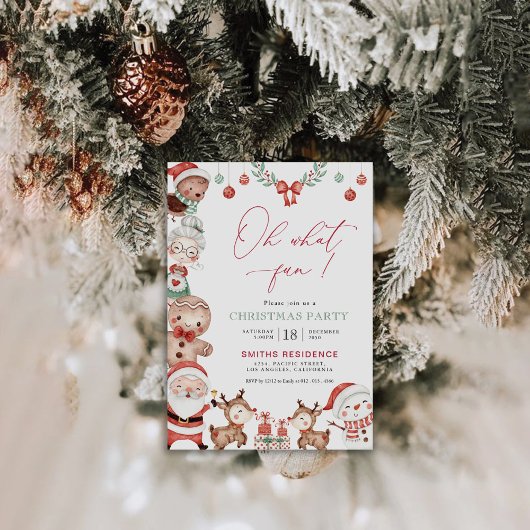 Weihnachts-Party Einladung