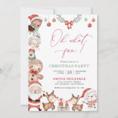 Weihnachts-Party Einladung (Vorderseite)