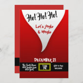 Weihnachts-Party Einladung (Vorne/Hinten)