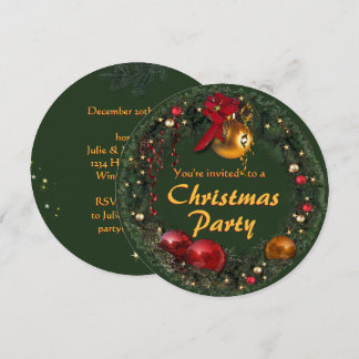 Weihnachts-Party Einladung