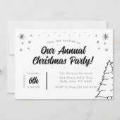 Weihnachts-Party Einladung (Vorderseite)