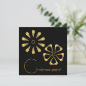 Weihnachts-Party Einladung (Stehend Vorderseite)