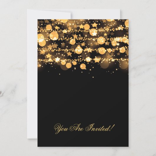 Weihnachts-Party Einladung (Rückseite)