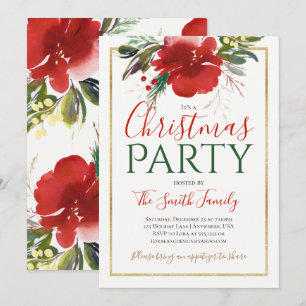 Weihnachts-Party Einladung