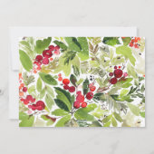 Weihnachts-Party Einladung (Rückseite)