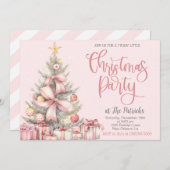 Weihnachts-Party Einladung (Vorne/Hinten)