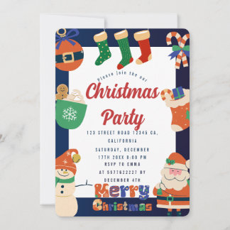 Weihnachts-Party Einladung