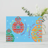 Weihnachts-Party Einladung (Stehend Vorderseite)