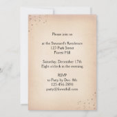 Weihnachts-Party Einladung (Rückseite)