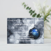 Weihnachts-Party Einladung (Stehend Vorderseite)