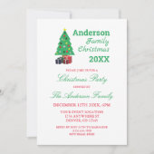 Weihnachts-Party Einladung (Vorderseite)