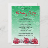 Weihnachts-Party Einladung (Vorderseite)