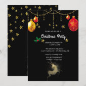 Weihnachts-Party Einladung (Vorne/Hinten)