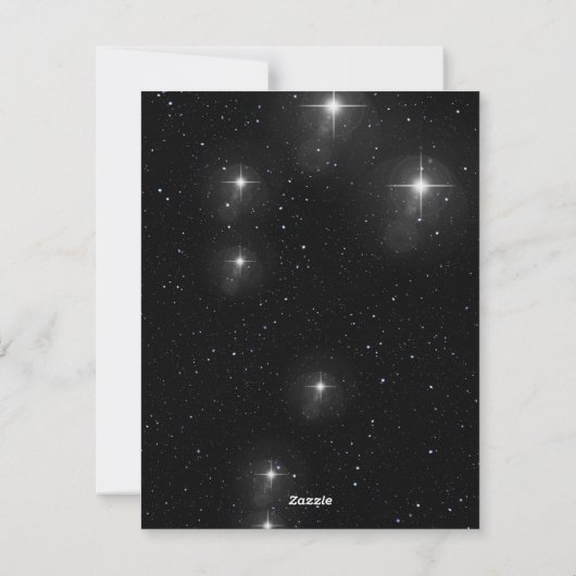 Weihnachts-Party Einladung (Rückseite)