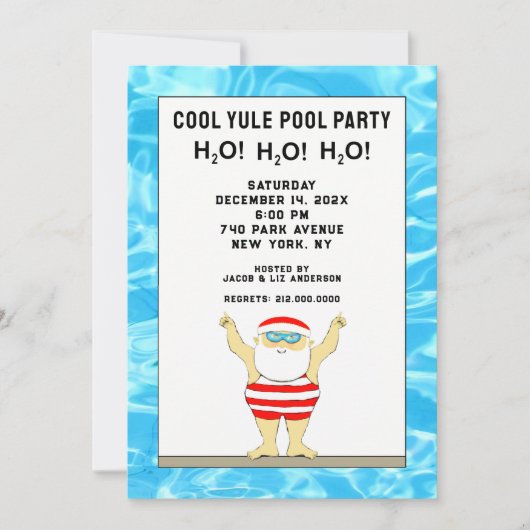 Weihnachts-Party Einladung (Vorderseite)