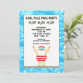 Weihnachts-Party Einladung (Stehend Vorderseite)