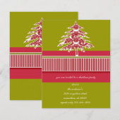Weihnachts-Party Einladung (Vorne/Hinten)