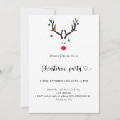 Weihnachts-Party Einladung (Vorderseite)