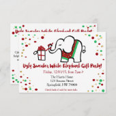 Weihnachts-Party Einladung (Vorne/Hinten)