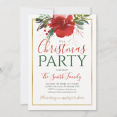 Weihnachts-Party Einladung (Vorderseite)