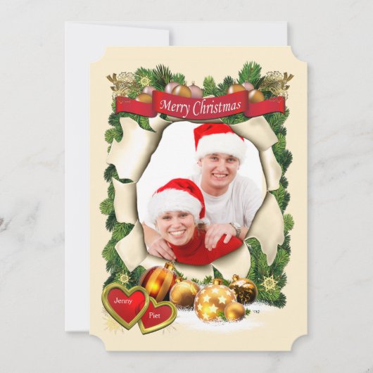 Weihnachts-Party Einladung (Vorderseite)