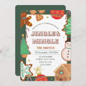 Weihnachts-Party Einladung (Vorne/Hinten)