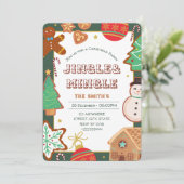 Weihnachts-Party Einladung (Stehend Vorderseite)