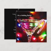 Weihnachts-Party Einladung (Vorne/Hinten)